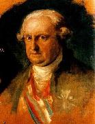 Francisco de Goya Portrait of Antonio Pascual of Spain oil painting